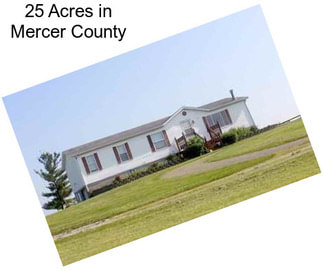 25 Acres in Mercer County