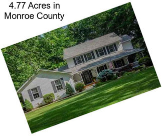 4.77 Acres in Monroe County