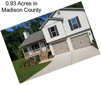 0.93 Acres in Madison County