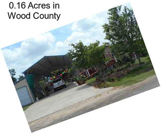 0.16 Acres in Wood County