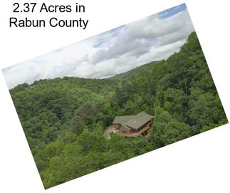 2.37 Acres in Rabun County