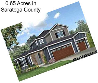 0.65 Acres in Saratoga County