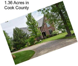 1.36 Acres in Cook County
