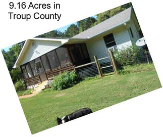 9.16 Acres in Troup County