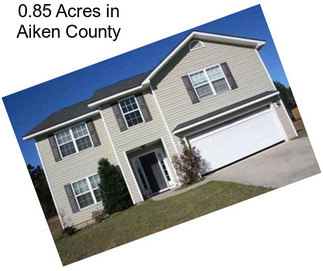 0.85 Acres in Aiken County
