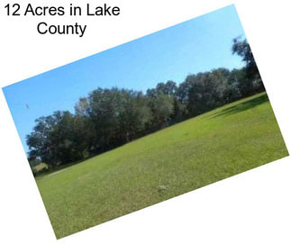 12 Acres in Lake County