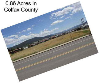 0.86 Acres in Colfax County