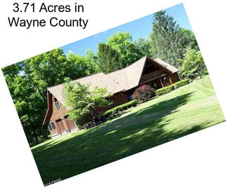 3.71 Acres in Wayne County