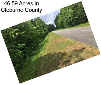 46.59 Acres in Cleburne County