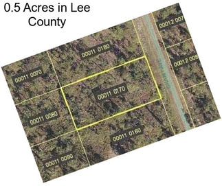 0.5 Acres in Lee County