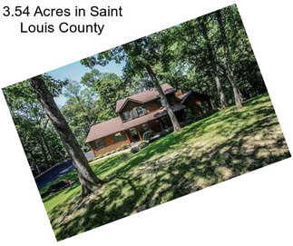 3.54 Acres in Saint Louis County