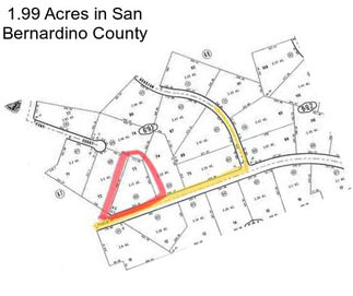 1.99 Acres in San Bernardino County