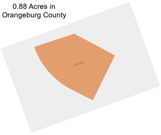 0.88 Acres in Orangeburg County