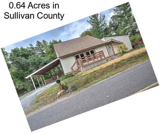 0.64 Acres in Sullivan County