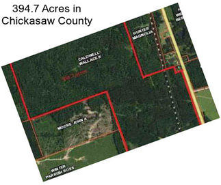 394.7 Acres in Chickasaw County