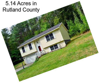 5.14 Acres in Rutland County