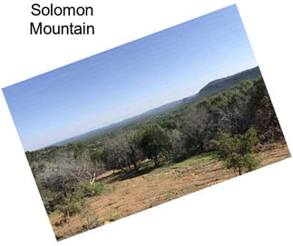 Solomon Mountain