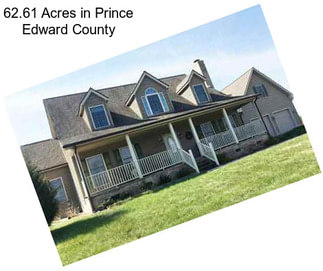 62.61 Acres in Prince Edward County