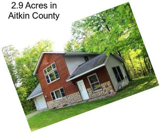 2.9 Acres in Aitkin County