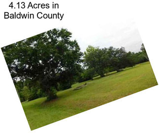 4.13 Acres in Baldwin County