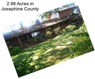 2.98 Acres in Josephine County