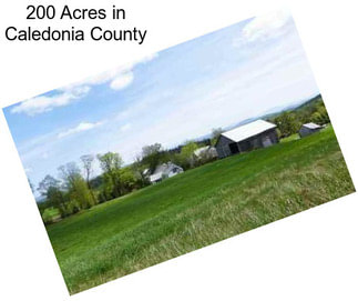 200 Acres in Caledonia County