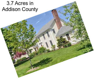 3.7 Acres in Addison County