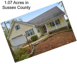 1.07 Acres in Sussex County