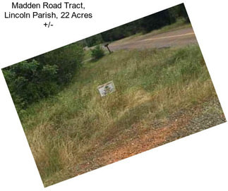 Madden Road Tract, Lincoln Parish, 22 Acres +/-