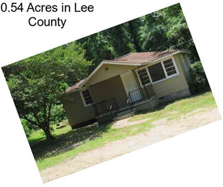 0.54 Acres in Lee County