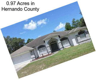 0.97 Acres in Hernando County