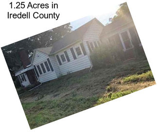 1.25 Acres in Iredell County