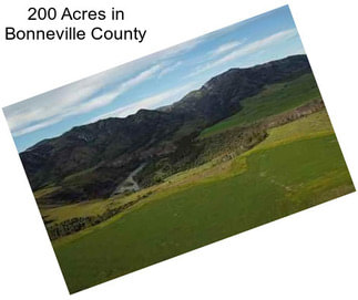 200 Acres in Bonneville County