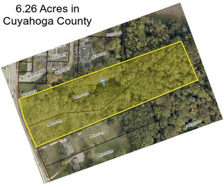 6.26 Acres in Cuyahoga County