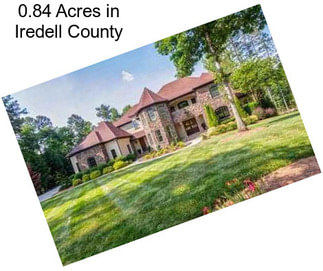 0.84 Acres in Iredell County