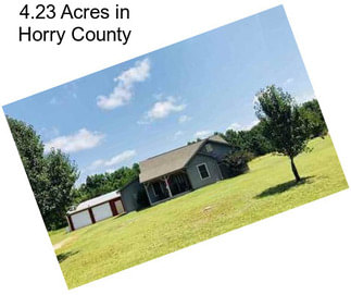 4.23 Acres in Horry County