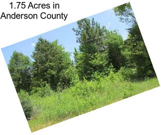 1.75 Acres in Anderson County