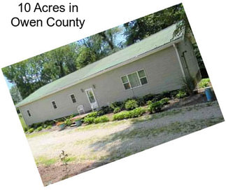 10 Acres in Owen County