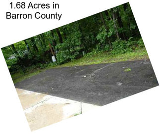 1.68 Acres in Barron County