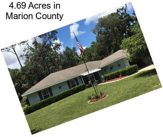 4.69 Acres in Marion County