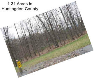 1.31 Acres in Huntingdon County