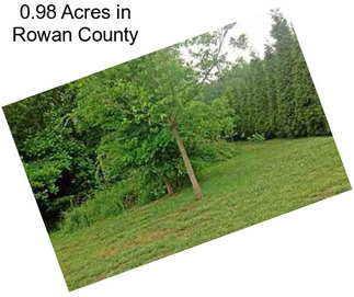 0.98 Acres in Rowan County
