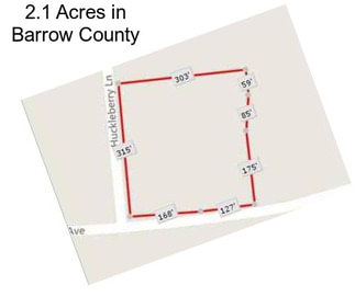 2.1 Acres in Barrow County