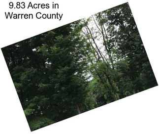 9.83 Acres in Warren County