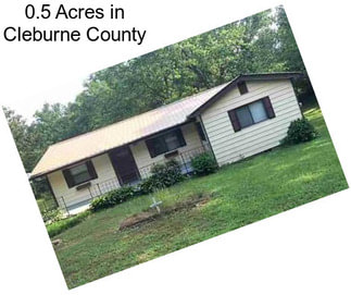 0.5 Acres in Cleburne County