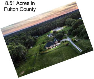 8.51 Acres in Fulton County