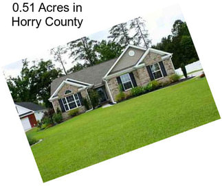 0.51 Acres in Horry County