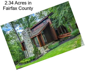 2.34 Acres in Fairfax County