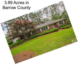 3.89 Acres in Barrow County