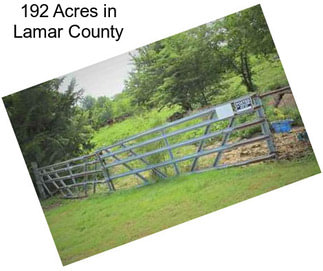 192 Acres in Lamar County